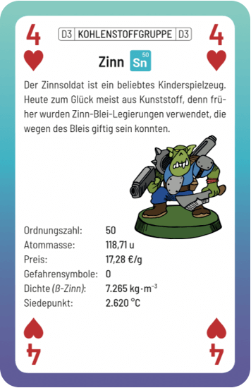 Spielkarte Jaklaro Zinn Spielkarte Jaklaro Zinn